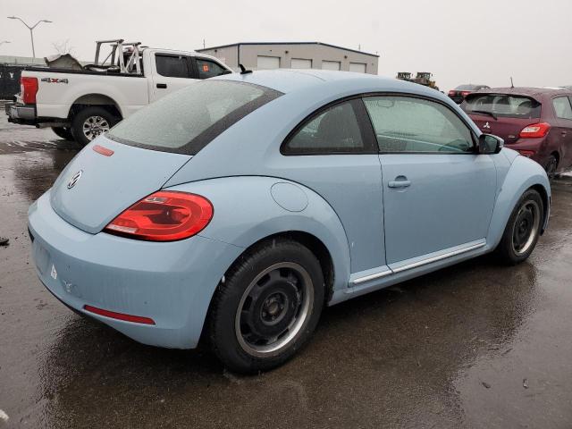 3VWJP7AT1CM619013 - 2012 VOLKSWAGEN BEETLE BLUE photo 3