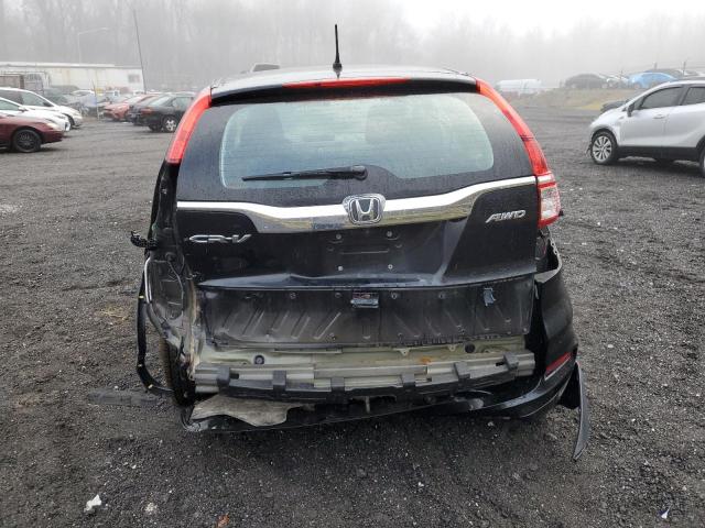 5J6RM4H30FL129987 - 2015 HONDA CR-V LX BLACK photo 6