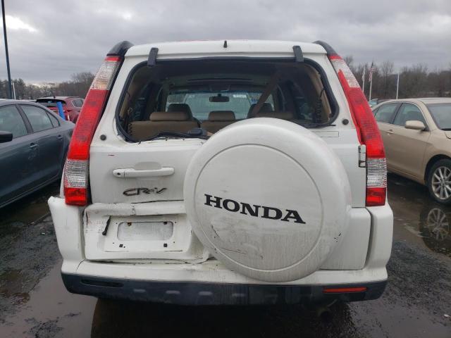 SHSRD78906U438690 - 2006 HONDA CR-V SE WHITE photo 6