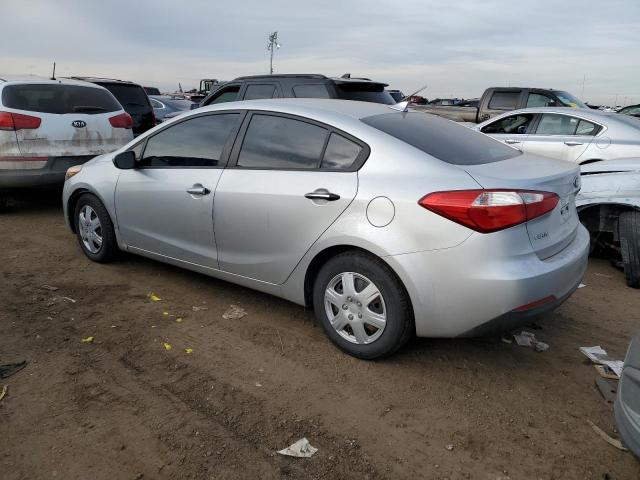 KNAFK4A66E5248369 - 2014 KIA FORTE LX SILVER photo 2