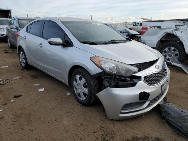 KNAFK4A66E5248369 - 2014 KIA FORTE LX SILVER photo 4