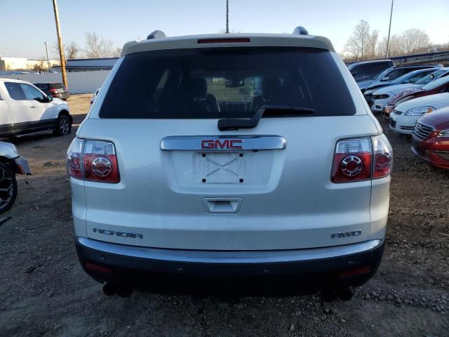 1GKLVMED7AJ256833 - 2010 GMC ACADIA SLT-1 WHITE photo 6