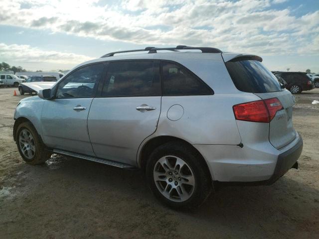 2HNYD28367H545136 - 2007 ACURA MDX TECHNOLOGY SILVER photo 2