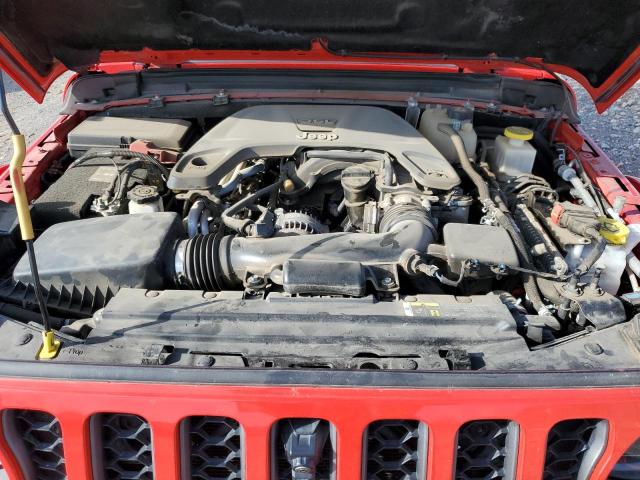 1C6JJTBG2LL111821 - 2020 JEEP GLADIATOR RUBICON RED photo 11