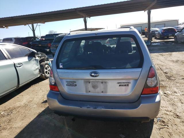 JF1SG66648H732962 - 2008 SUBARU FORESTER SPORTS 2.5X SILVER photo 6