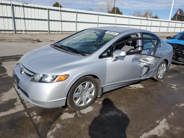 1HGFA16527L131604 - 2007 HONDA CIVIC LX SILVER photo 1