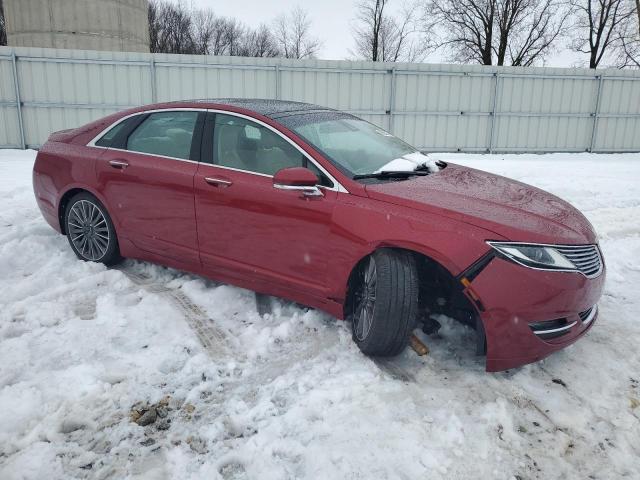 3LN6L2JK2FR602741 - 2015 LINCOLN MKZ RED photo 4