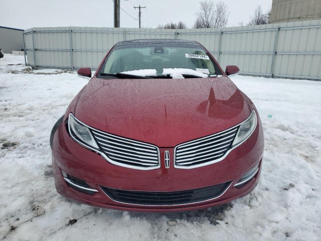 3LN6L2JK2FR602741 - 2015 LINCOLN MKZ RED photo 5