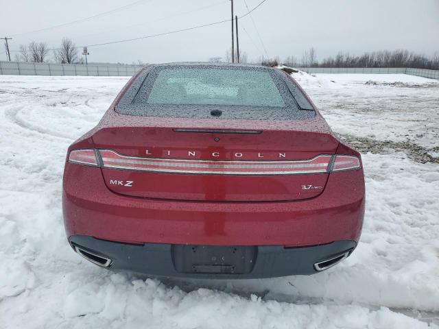 3LN6L2JK2FR602741 - 2015 LINCOLN MKZ RED photo 6