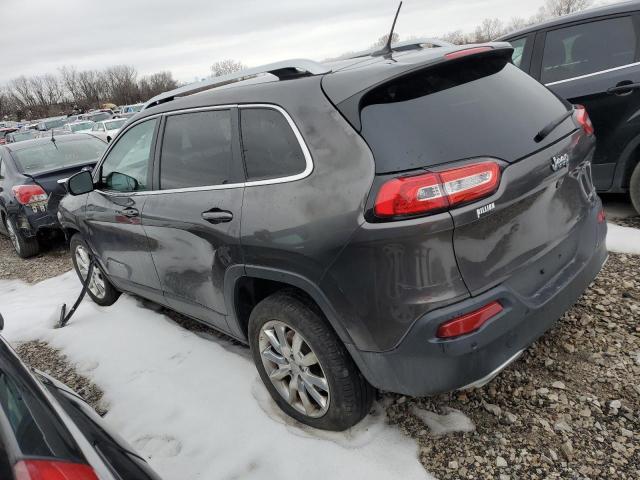 1C4PJLDS3FW695783 - 2015 JEEP CHEROKEE LIMITED GRAY photo 2