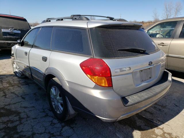 4S4BP61C557369169 - 2005 SUBARU LEGACY OUT GRAY photo 2