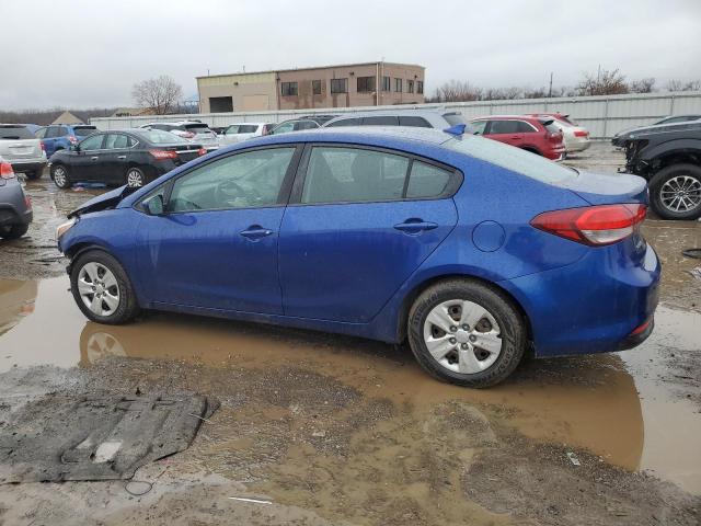 3KPFK4A72HE143235 - 2017 KIA FORTE LX BLUE photo 2