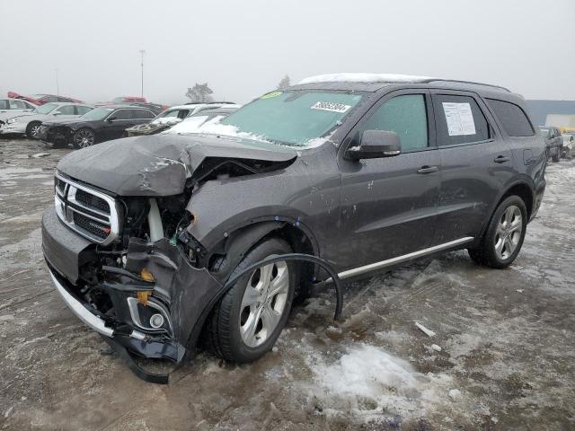 1C4RDJDG8EC552456 - 2014 DODGE DURANGO LIMITED GRAY photo 1