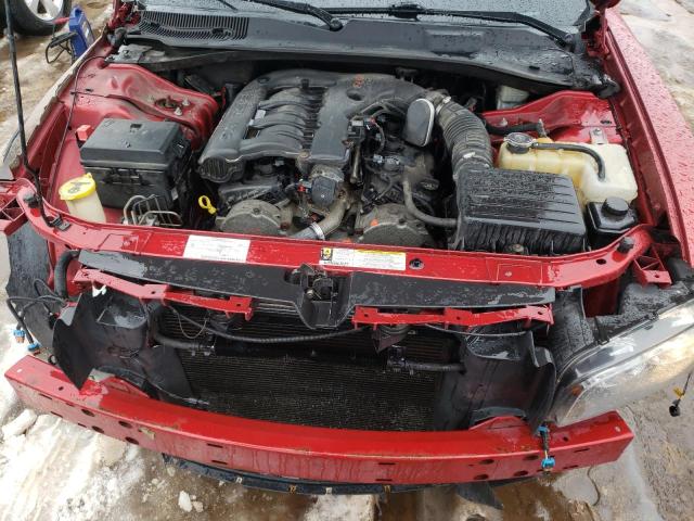 2B3KA43G48H333607 - 2008 DODGE CHARGER RED photo 11