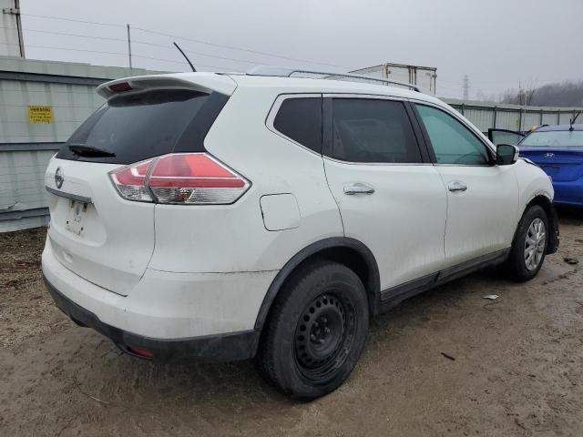 KNMAT2MTXGP678039 - 2016 NISSAN ROGUE S WHITE photo 3