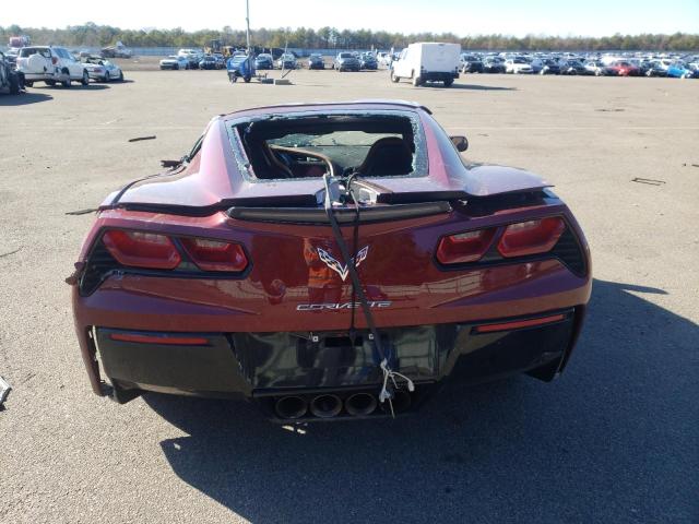 1G1YD2D77K5104249 - 2019 CHEVROLET CORVETTE STINGRAY 2LT BURGUNDY photo 10