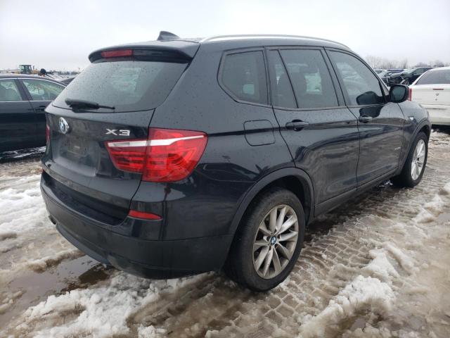 5UXWX9C51E0D35438 - 2014 BMW X3 XDRIVE28I BLACK photo 3