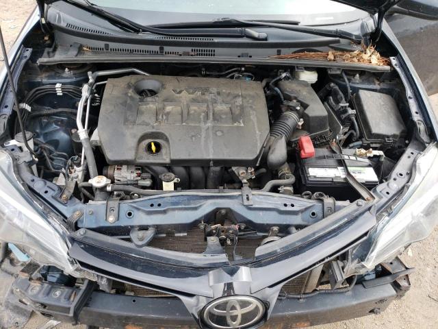 2T1BURHE6JC972078 - 2018 TOYOTA COROLLA L BLACK photo 11