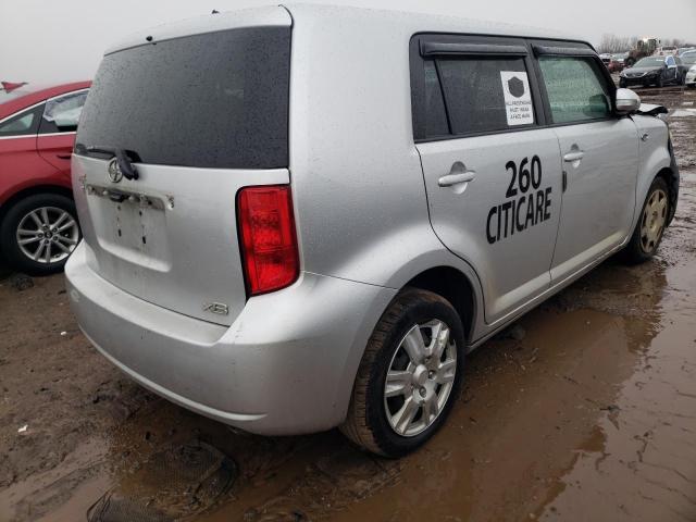 JTLKE50E981030532 - 2008 TOYOTA SCION XB Silber Foto 3