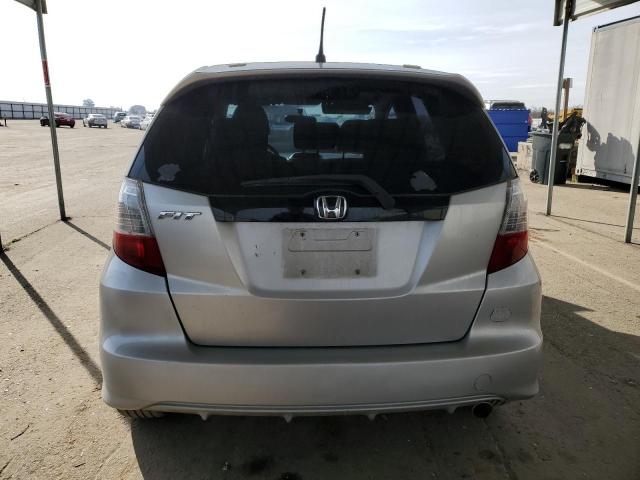 JHMGE8H54BC017799 - 2011 HONDA FIT SPORT SILVER photo 6