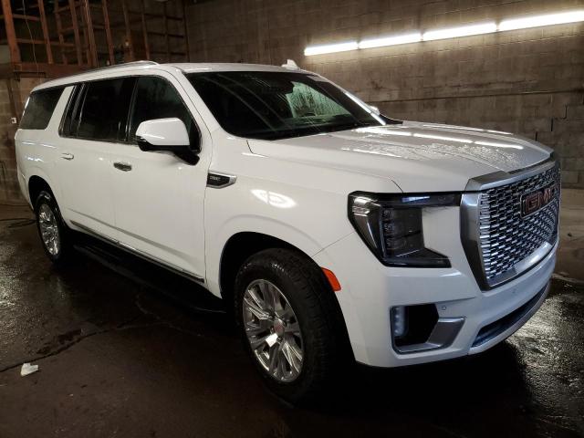 1GKS2JKL1NR111194 - 2022 GMC YUKON XL DENALI WHITE photo 4