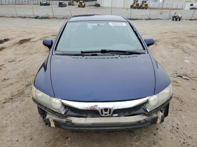 2HGFA16569H533416 - 2009 HONDA CIVIC LX BLUE photo 5