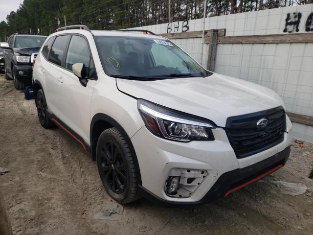 JF2SKAJC0KH423958 - 2019 SUBARU FORESTER SPORT WHITE photo 4