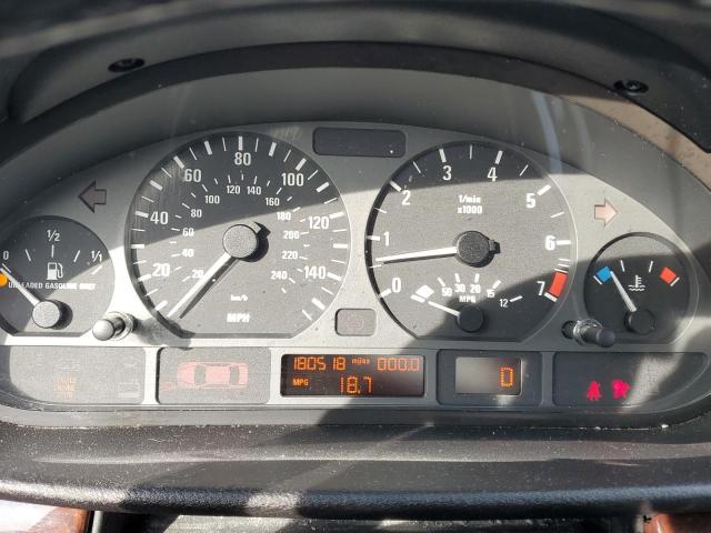 WBAAZ33495KW76739 - 2005 BMW 325 IS SULEV BLACK photo 9