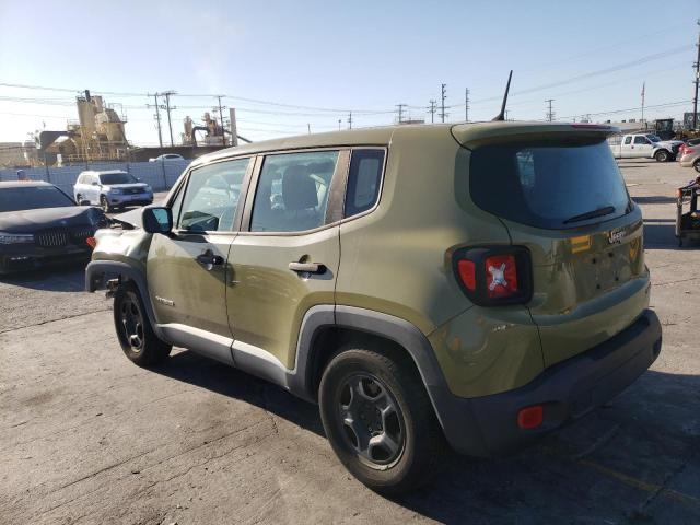 ZACCJAAT0FPB63377 - 2015 JEEP RENEGADE SPORT Կանաչ լուսանկար 2