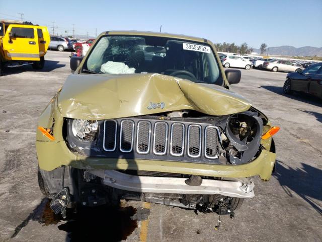 ZACCJAAT0FPB63377 - 2015 JEEP RENEGADE SPORT Կանաչ լուսանկար 5