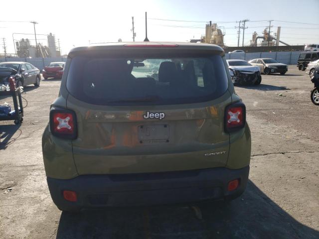 ZACCJAAT0FPB63377 - 2015 JEEP RENEGADE SPORT GREEN photo 6