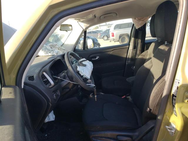 ZACCJAAT0FPB63377 - 2015 JEEP RENEGADE SPORT Կանաչ լուսանկար 7
