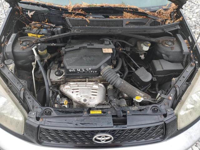 JTEHH20VX30258853 - 2003 TOYOTA RAV4 BLACK photo 12