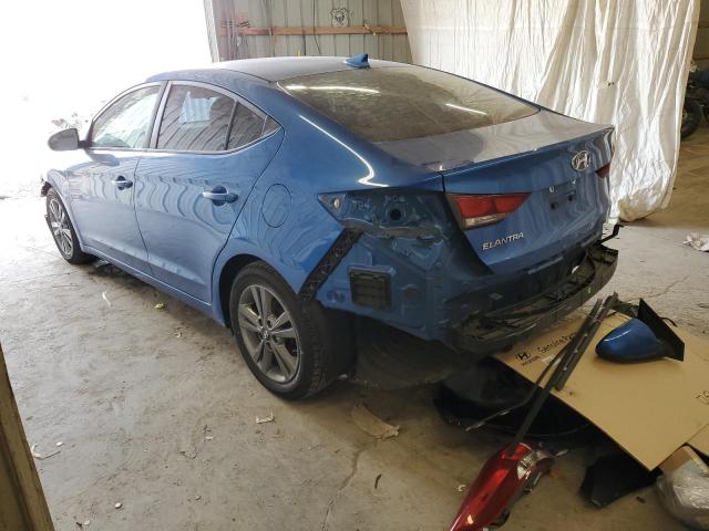 5NPD84LF2HH024526 - 2017 HYUNDAI ELANTRA SE BLUE photo 2