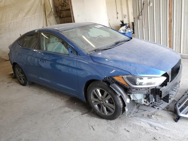 5NPD84LF2HH024526 - 2017 HYUNDAI ELANTRA SE BLUE photo 4