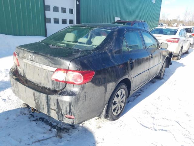 2T1BU4EEXBC594789 - 2011 TOYOTA COROLLA BASE BLACK photo 3