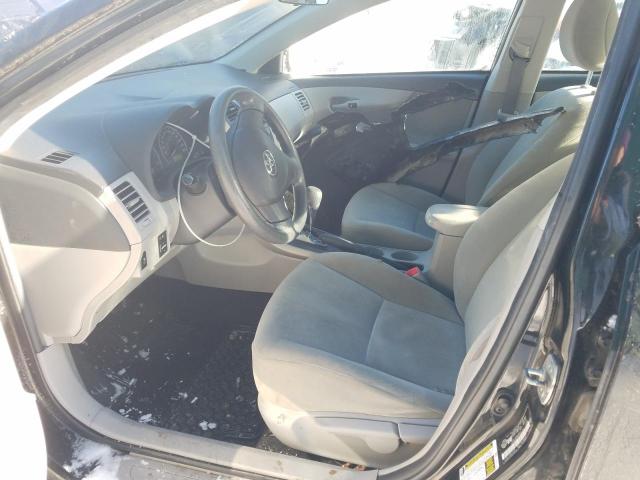 2T1BU4EEXBC594789 - 2011 TOYOTA COROLLA BASE BLACK photo 7