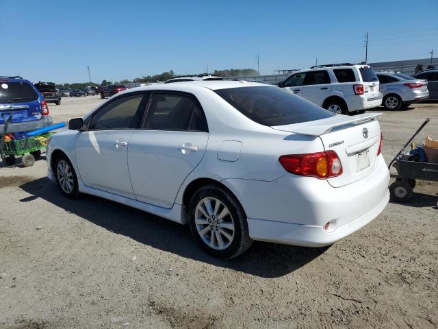 1NXBU40E39Z149715 - 2009 TOYOTA COROLLA BASE WHITE photo 2