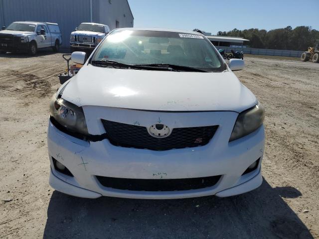 1NXBU40E39Z149715 - 2009 TOYOTA COROLLA BASE WHITE photo 5