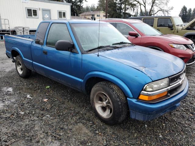 1GCCS1948Y8121245 - 2000 CHEVROLET S TRUCK S10 BLUE photo 4