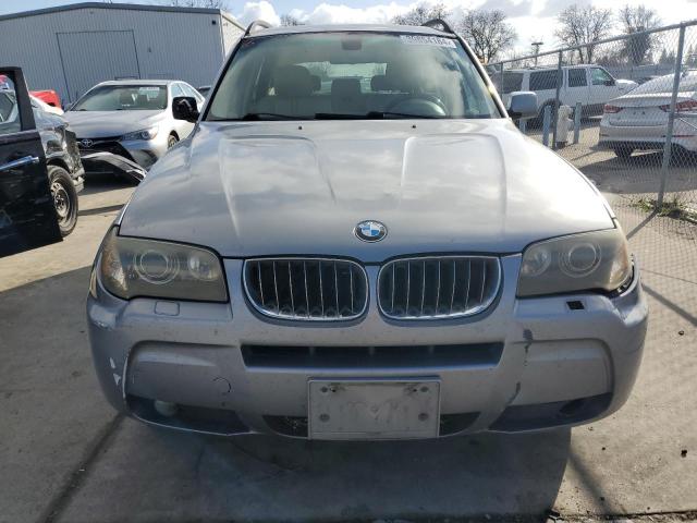 WBXPA93466WG90167 - 2006 BMW X3 3.0I GRAY photo 5