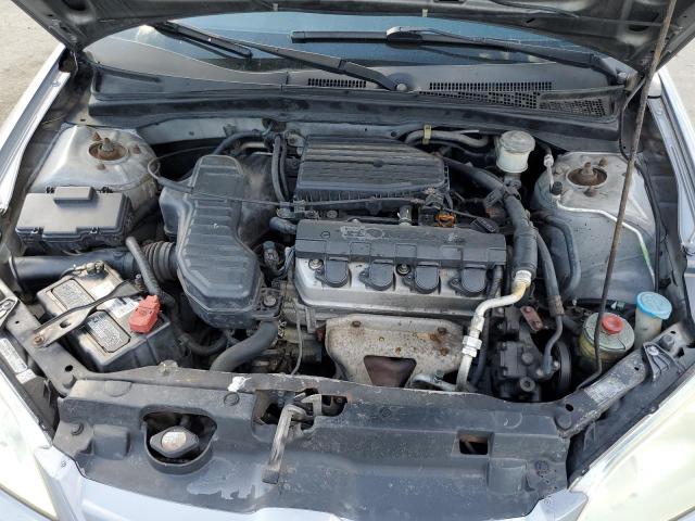 2HGES16384H625160 - 2004 HONDA CIVIC DX VP SILVER photo 11