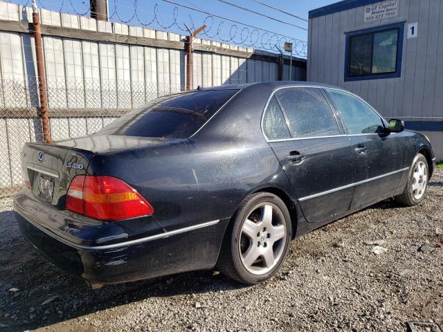 JTHBN30F730100146 - 2003 LEXUS LS 430 BLACK photo 3