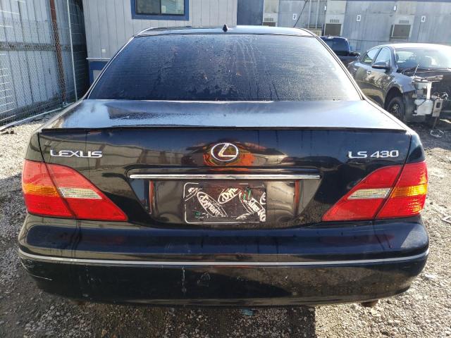 JTHBN30F730100146 - 2003 LEXUS LS 430 BLACK photo 6