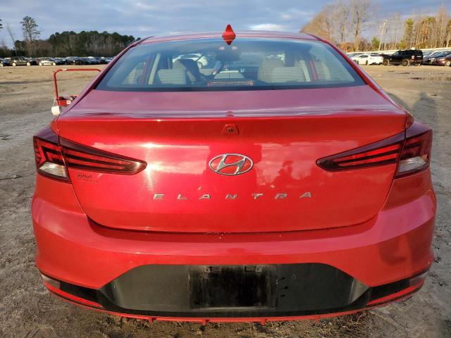 5NPD84LF2LH572101 - 2020 HYUNDAI ELANTRA SEL RED photo 6