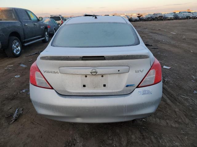 3N1CN7AP2DL884165 - 2013 NISSAN VERSA S SILVER photo 6