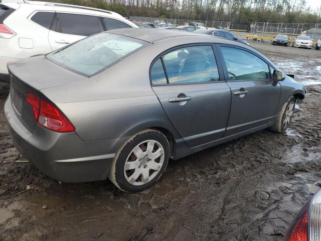 1HGFA16546L104919 - 2006 HONDA CIVIC LX BROWN photo 3