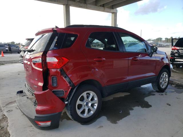 MAJ6S3GL4NC460070 - 2022 FORD ECOSPORT SE BURGUNDY photo 3