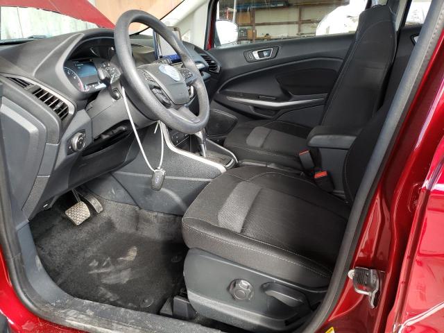 MAJ6S3GL4NC460070 - 2022 FORD ECOSPORT SE BURGUNDY photo 7