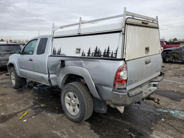 5TFUU4EN0BX008515 - 2011 TOYOTA TACOMA ACCESS CAB SILVER photo 2